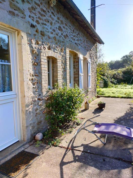 Rêves de Gamins, Chambre de droite, 4 couchages dans gîte de campagne La Camusière, proche du Pôle Européen et du circuit des 24h Champagné Esterno foto